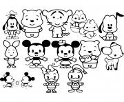 Coloriage bebe disney personnages