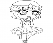 Coloriage Gacha Life Anime Cleopatra