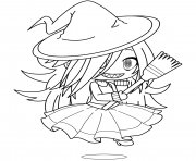 Coloriage Gacha Life Anime Witch