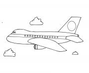 Coloriage avion boeing