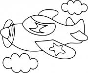 Coloriage avion de chasse rapide