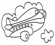 Coloriage avion air france