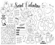 Coloriage activite fevrier saint valentin maternelle gs grande section