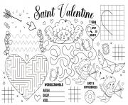 Coloriage activite fevrier saint valentin maternelle ps