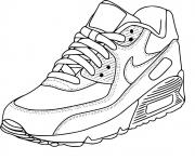 Coloriage basket nike airmax sport