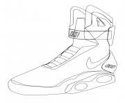 Coloriage basket nike nba futur