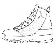 Coloriage basket jordan nba