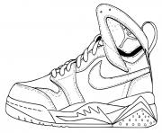 Coloriage basket jordan nike