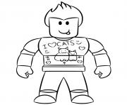 Coloriage Roblox Denisdaily