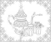 Coloriage the oriental pour adulte mandala