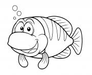 Coloriage poisson 8