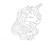 Coloriage princesse licorne maternelle