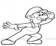 Coloriage luigi surveille le mechant browser