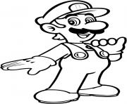 Coloriage luigi plombier