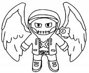 Coloriage Dark Angel Stumble Guys