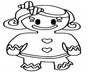 Coloriage Gingerbread Gal Stumble Guys