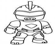 Coloriage Retro Robo Stumble Guys