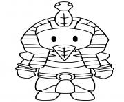 Coloriage Pharaoh Stumble Guys