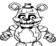 Coloriage fnaf 9 springtraps haunt