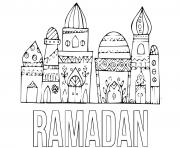 Coloriage ramadan facile